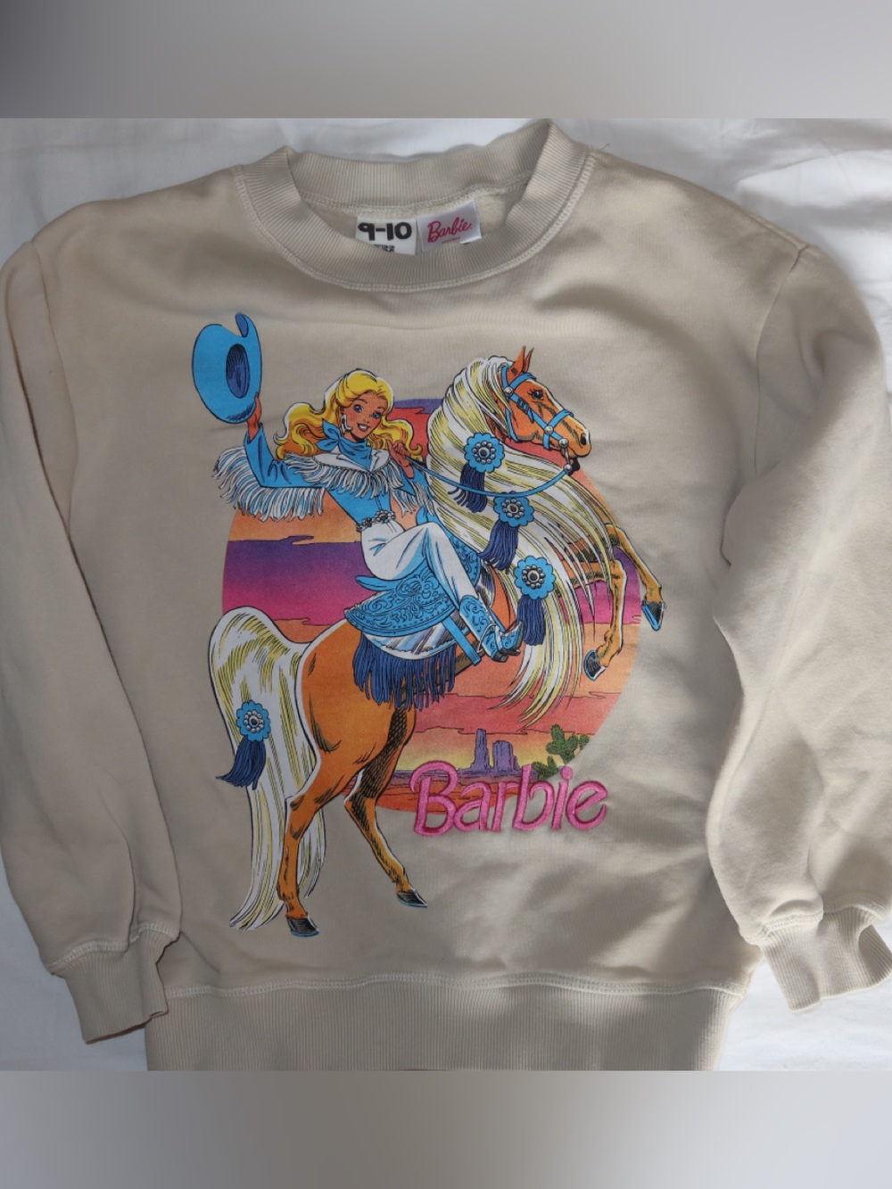 Girls Cowgirl Barbie sweatshirt